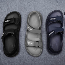 Load image into Gallery viewer, Beach Slippers Solid Hook Hollow Out Casual Breathable Flats Sandals Shoes Flat