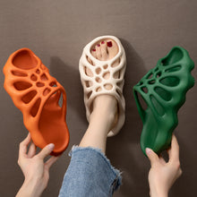 Load image into Gallery viewer, Summer Slides Breathable Cool Breach Slippers Fish Mouth Flip Flops Sandals Leightweight Shoes