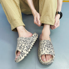 Load image into Gallery viewer, Summer Slides Breathable Cool Breach Slippers Fish Mouth Flip Flops Sandals Leightweight Shoes