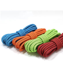 Load image into Gallery viewer, 1Pair Fluorescent Sneaker Shoestrings Sport Shoelaces Reflective Round Rope Shoes Lace Light Shoelace Shoe Accessories 100/120cm