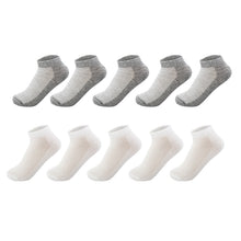 Load image into Gallery viewer, 20Pcs=10Pair Breathable Men's Socks Short Ankle Socks Men Solid Mesh High Quality