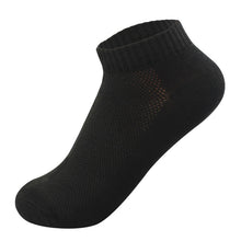 Load image into Gallery viewer, 20Pcs=10Pair Breathable Men's Socks Short Ankle Socks Men Solid Mesh High Quality