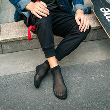 Load image into Gallery viewer, 20Pcs=10Pair Breathable Men's Socks Short Ankle Socks Men Solid Mesh High Quality