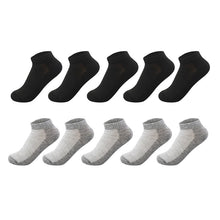 Load image into Gallery viewer, 20Pcs=10Pair Breathable Men's Socks Short Ankle Socks Men Solid Mesh High Quality
