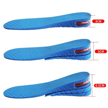 Load image into Gallery viewer, Height Increase Elevator Insole Cushion Lift Adjustable Size 3CM 5CM 6.5CM Shoe Insole High Quality PVC Insert