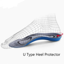 Load image into Gallery viewer, Orthotic Arch Support 3/4 Insoles Mild Flat Feet Memory Foam Insert Soft Message For Shoes