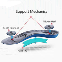 Load image into Gallery viewer, Orthotic Arch Support 3/4 Insoles Mild Flat Feet Memory Foam Insert Soft Message For Shoes