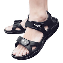 Load image into Gallery viewer, Beach Slippers Solid Hook Hollow Out Casual Breathable Flats Sandals Shoes Flat