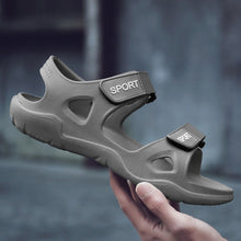 Load image into Gallery viewer, Beach Slippers Solid Hook Hollow Out Casual Breathable Flats Sandals Shoes Flat