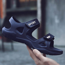 Load image into Gallery viewer, Beach Slippers Solid Hook Hollow Out Casual Breathable Flats Sandals Shoes Flat