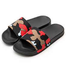 Load image into Gallery viewer, Slippers Flip Flops Camo Casual Slides Shoes Non-slip Beach Summer Sandals