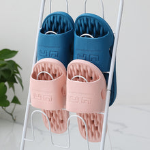 Load image into Gallery viewer, Summer Bathroom Non-slip Quick-drying Soft Hollow Bottom Sandals Women Men Slides Massage