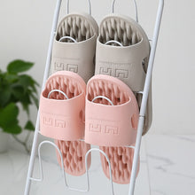 Load image into Gallery viewer, Summer Bathroom Non-slip Quick-drying Soft Hollow Bottom Sandals Women Men Slides Massage