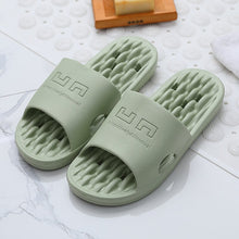 Load image into Gallery viewer, Summer Bathroom Non-slip Quick-drying Soft Hollow Bottom Sandals Women Men Slides Massage