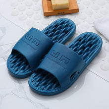 Load image into Gallery viewer, Summer Bathroom Non-slip Quick-drying Soft Hollow Bottom Sandals Women Men Slides Massage