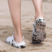 Load image into Gallery viewer, Beach Sandals Couple Croc Shoes Hole Shoes Plus Size SummerSlippers