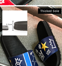 Load image into Gallery viewer, Non-slip Casual Shoes Youth Adult Leather Flat Sandals Outdoor PVC Beach Slides