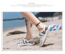 Load image into Gallery viewer, Beach Sandals Couple Croc Shoes Hole Shoes Plus Size SummerSlippers