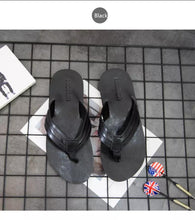 Load image into Gallery viewer, Summer Slipper Leather Flip Flops Indoor Or Outdoor Breathable Casual Beach Shoes