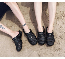 Load image into Gallery viewer, Beach Sandals Couple Croc Shoes Hole Shoes Plus Size SummerSlippers