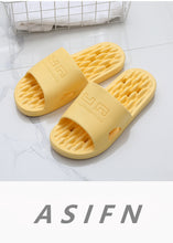 Load image into Gallery viewer, Summer Bathroom Non-slip Quick-drying Soft Hollow Bottom Sandals Women Men Slides Massage