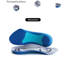 Load image into Gallery viewer, Orthotic Arch Support 3/4 Insoles Mild Flat Feet Memory Foam Insert Soft Message For Shoes