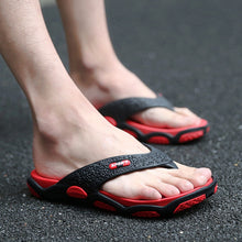 Load image into Gallery viewer, Open Toe Slippers Fashion Beach Massage Bathroom Flip Flops Tongs Homme