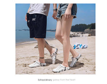 Load image into Gallery viewer, Beach Sandals Couple Croc Shoes Hole Shoes Plus Size SummerSlippers