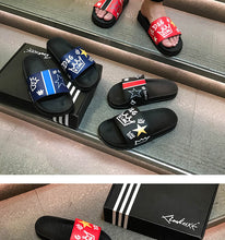 Load image into Gallery viewer, Non-slip Casual Shoes Youth Adult Leather Flat Sandals Outdoor PVC Beach Slides