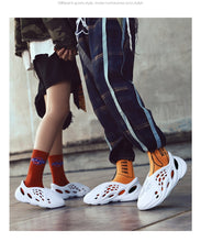 Load image into Gallery viewer, Summer Sandals Holes Sandals Hollow Breathable Flip Flops Outdoor Beach Slippers Roman Shoes