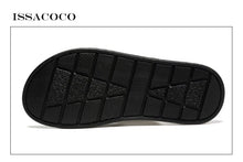 Load image into Gallery viewer, Leather Soft Bottom Outdoor Non-slip Sandals Flip Flops Beach Shoes Flat Slippers