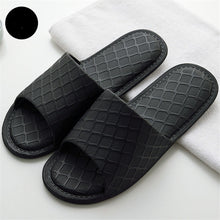 Load image into Gallery viewer, Soft Black Yellow Stripes Casual Summer Slipper Male Home Slippers