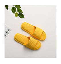 Load image into Gallery viewer, Soft Black Yellow Stripes Casual Summer Slipper Male Home Slippers