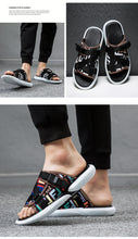 Load image into Gallery viewer, Outdoor Walking Slides Luxury Trendy Mens Beach Shoes Large Size Designer Slippers