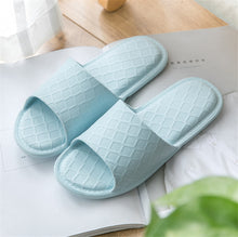 Load image into Gallery viewer, Soft Black Yellow Stripes Casual Summer Slipper Male Home Slippers