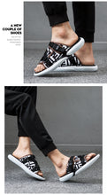 Load image into Gallery viewer, Outdoor Walking Slides Luxury Trendy Mens Beach Shoes Large Size Designer Slippers