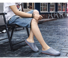 Load image into Gallery viewer, Sandals Hole Shoes Crocks Shoes Rubber Clogs Croc Summer Beach Slippers
