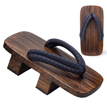 Load image into Gallery viewer, Japanese Wooden Clogs Geta Slippers Paulownia Samurai Summer Sandals