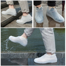 Load image into Gallery viewer, Waterproof Shoe Covers Cycling Rain Reusable Overshoes Silicone Latex Elastic Shoe Covers Protect Shoes Accessories Dust Covers