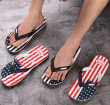 Load image into Gallery viewer, Flip Flops Slipper Summer Antiskid National Flag Print Foot Thicken Bathroom Beach Sandals