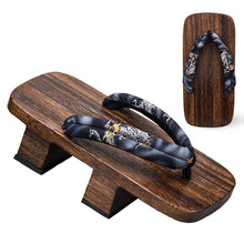 Load image into Gallery viewer, Japanese Wooden Clogs Geta Slippers Paulownia Samurai Summer Sandals