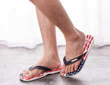 Load image into Gallery viewer, Flip Flops Slipper Summer Antiskid National Flag Print Foot Thicken Bathroom Beach Sandals