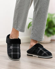 Load image into Gallery viewer, Winter Velvet Sewing Suede Indoor shoes for male Antiskid Anti Odor Short Plush Home slippers