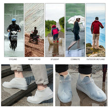 Load image into Gallery viewer, Waterproof Shoe Covers Cycling Rain Reusable Overshoes Silicone Latex Elastic Shoe Covers Protect Shoes Accessories Dust Covers