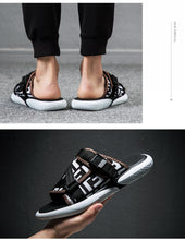 Load image into Gallery viewer, Outdoor Walking Slides Luxury Trendy Mens Beach Shoes Large Size Designer Slippers