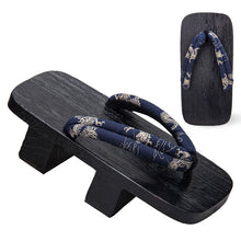 Load image into Gallery viewer, Japanese Wooden Clogs Geta Slippers Paulownia Samurai Summer Sandals