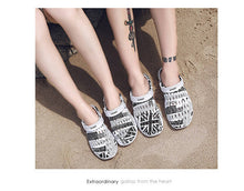 Load image into Gallery viewer, Beach Sandals Couple Croc Shoes Hole Shoes Plus Size SummerSlippers