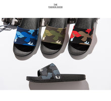 Load image into Gallery viewer, Slippers Camo Casual Slides Men Shoes Non-slip Beach Summer Sandals
