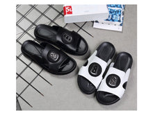 Load image into Gallery viewer, Leather Soft Bottom Outdoor Non-slip Sandals Flip Flops Beach Shoes Flat Slippers
