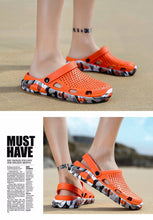Load image into Gallery viewer, Beach Clogs Slippers Jelly Sandals Men's Lightweight Sandals Garden Clogs Shoes